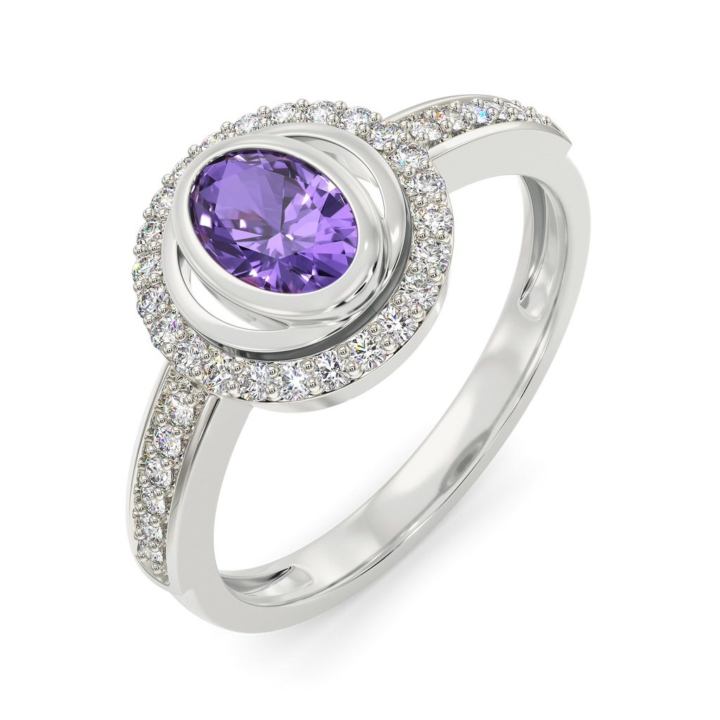 Purple Saga Diamond Rings