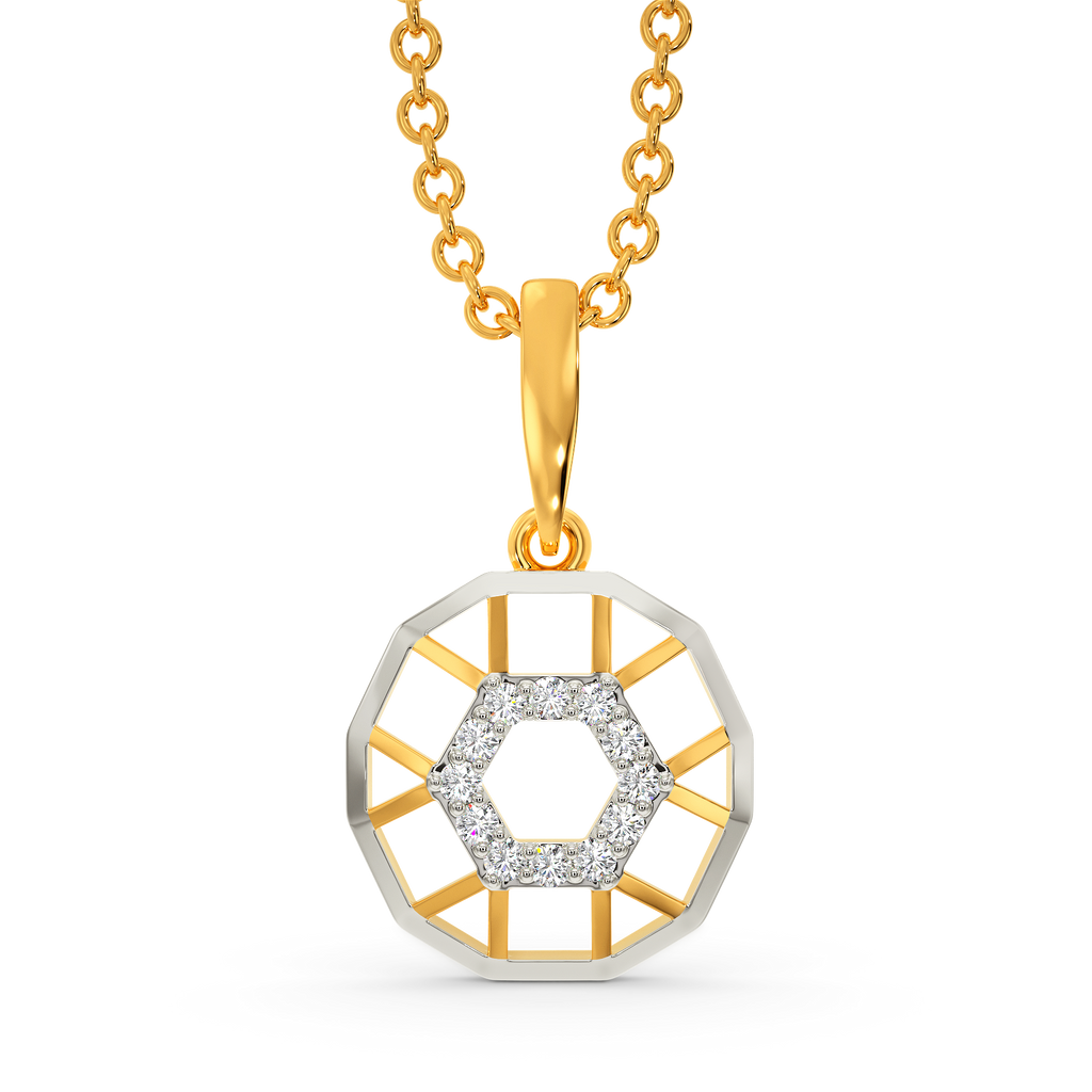 Cut Of Confidence Diamond Pendants