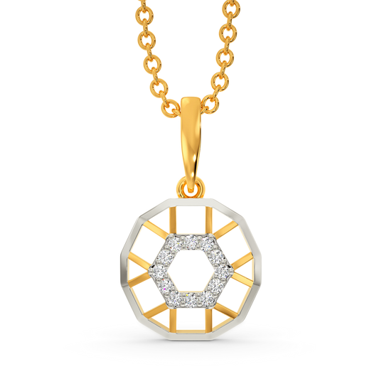 Cut Of Confidence Diamond Pendants