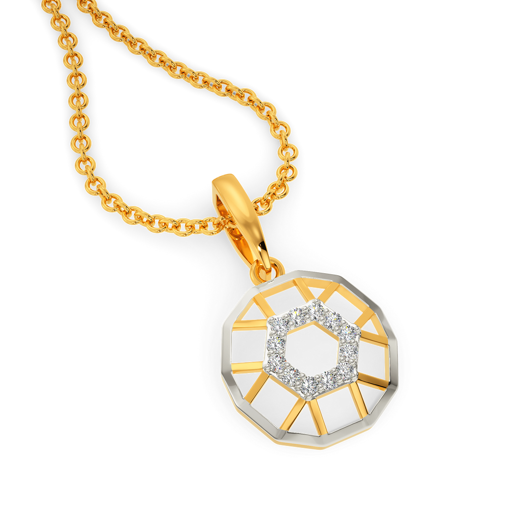 Cut Of Confidence Diamond Pendants