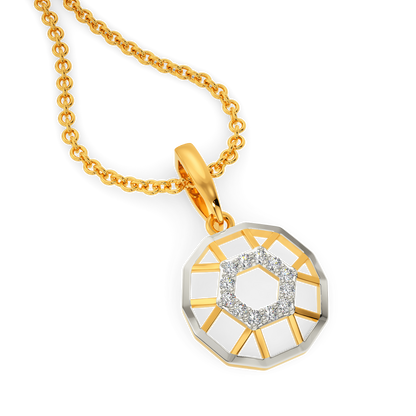 Cut Of Confidence Diamond Pendants