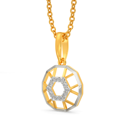 Cut Of Confidence Diamond Pendants