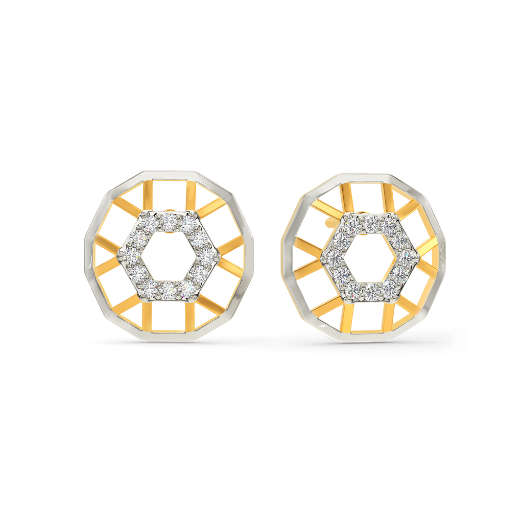Cut Of Confidence Diamond Earrings
