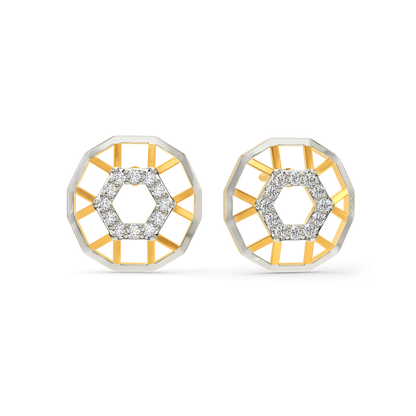 Cut Of Confidence Diamond Earrings