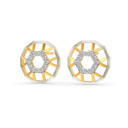 Cut Of Confidence Diamond Earrings