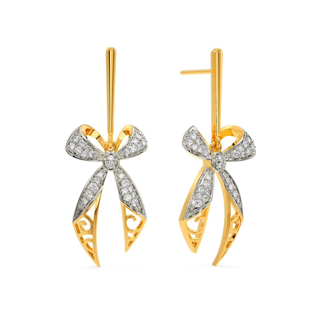 Bow Love Diamond Earrings