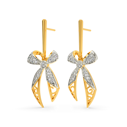 Bow Love Diamond Earrings