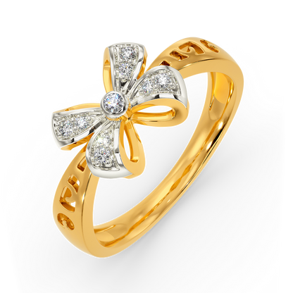 Bow Love Diamond Rings