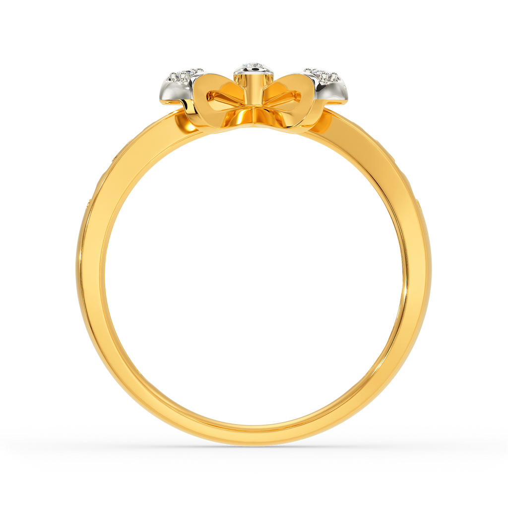 Bow Love Diamond Rings