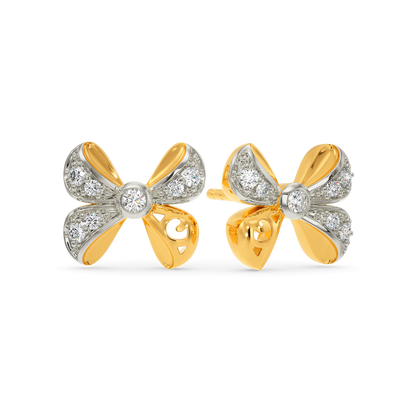 Put A Bow On Diamond Earrings