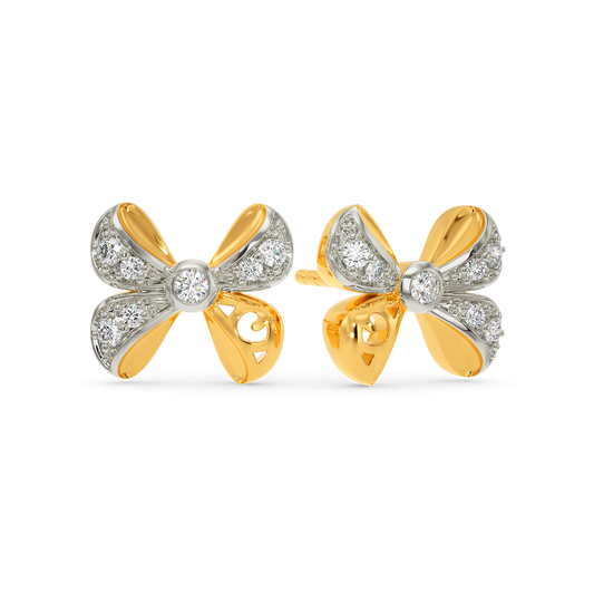 Put A Bow On Diamond Earrings