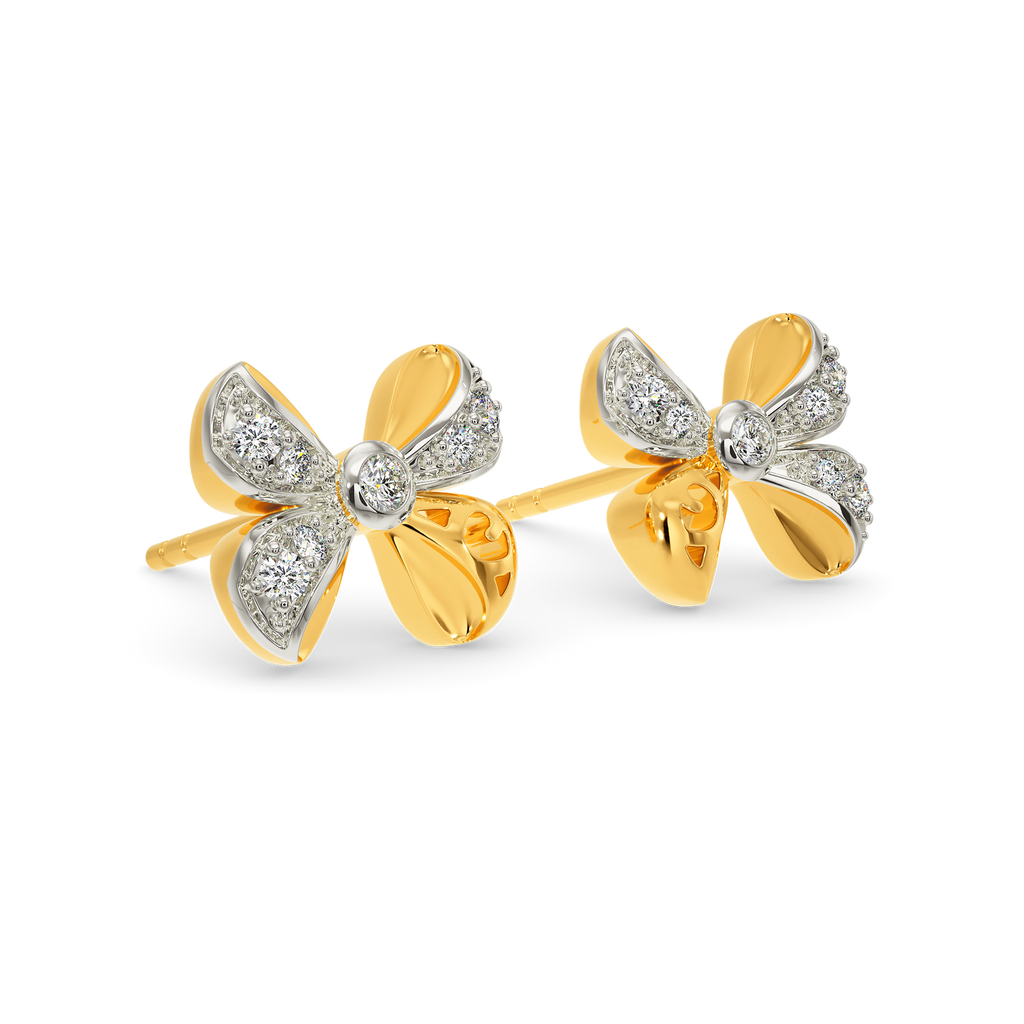 Put A Bow On Diamond Earrings