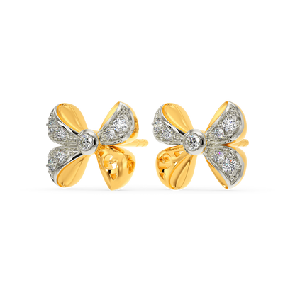 Put A Bow On Diamond Earrings
