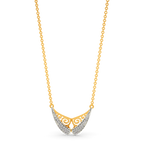 Bow Show Diamond Necklaces