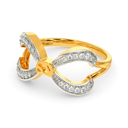 Bow Down Diamond Rings