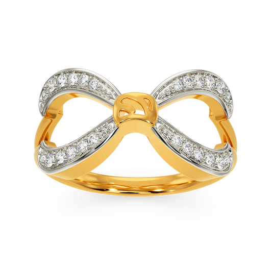 Bow Down Diamond Rings