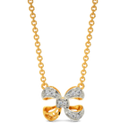 Bow Down Diamond Necklaces