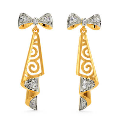 Bow Magic Diamond Earrings