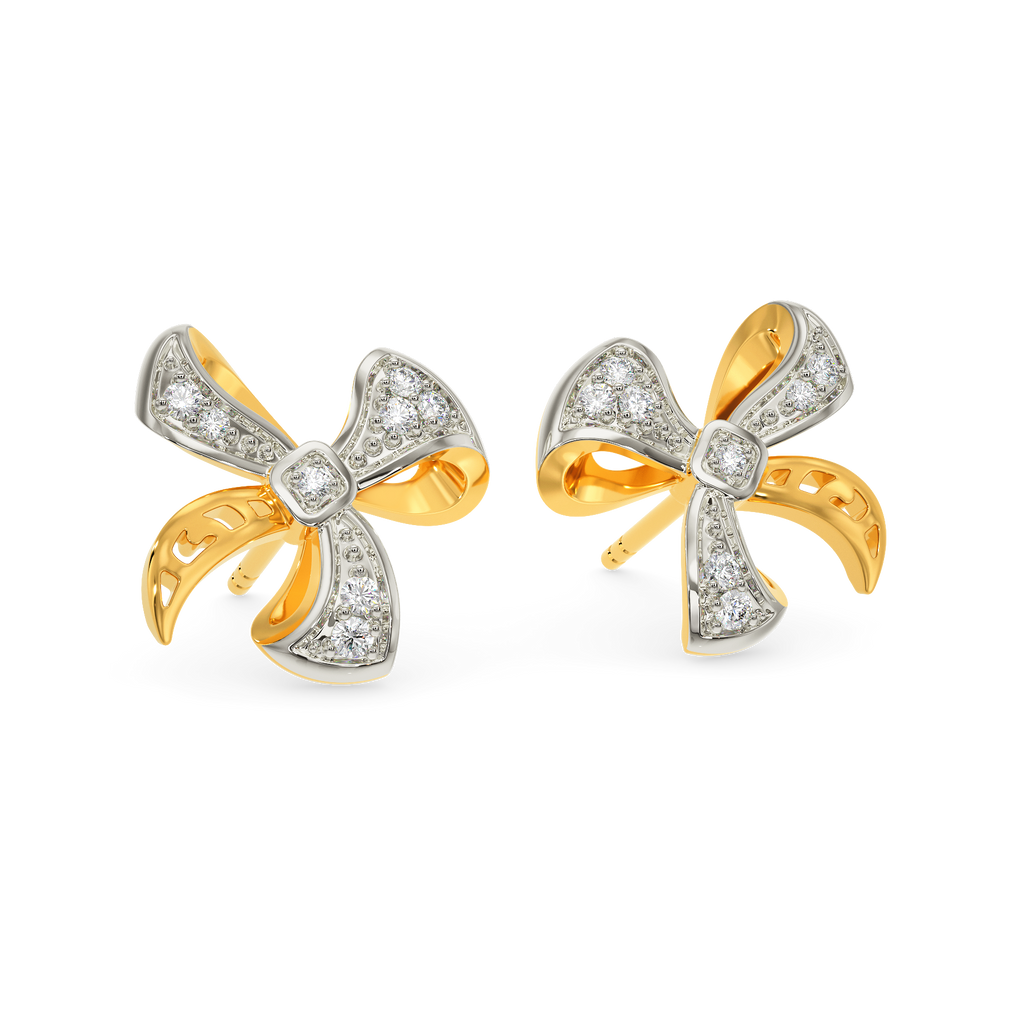 Bow Perfect Diamond Earrings