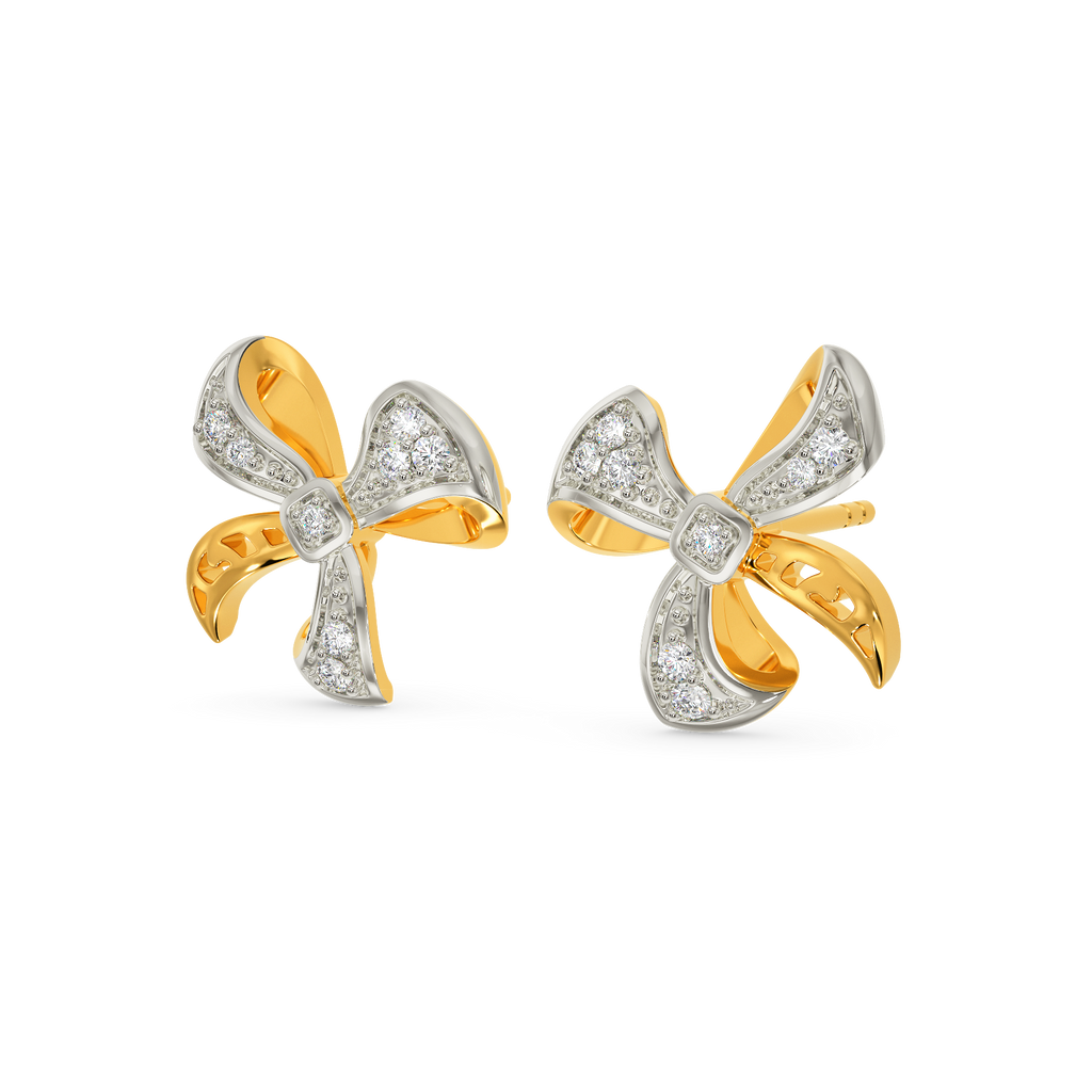 Bow Perfect Diamond Earrings