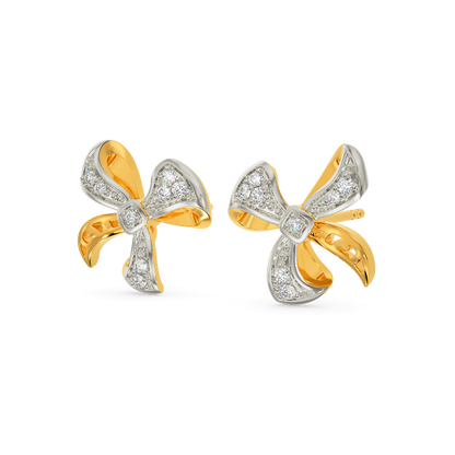 Bow Perfect Diamond Earrings