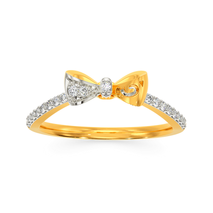 Sneak A Bow Diamond Rings