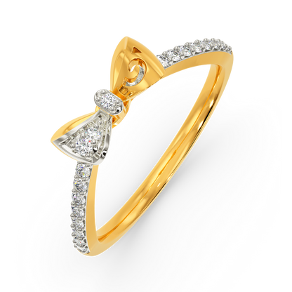 Sneak A Bow Diamond Rings