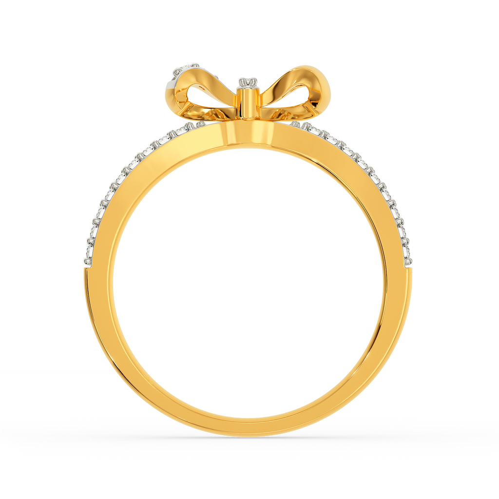 Sneak A Bow Diamond Rings