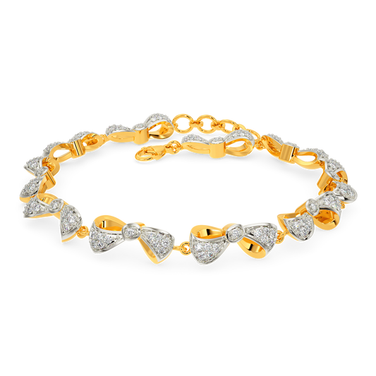 Bowing Diamond Bracelets