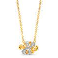 Bowing Diamond Necklaces