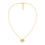 Bowing Diamond Necklaces