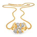 Bowing Diamond Necklaces