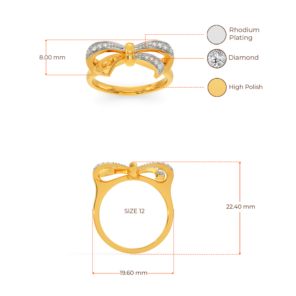 Bow Rock Diamond Rings