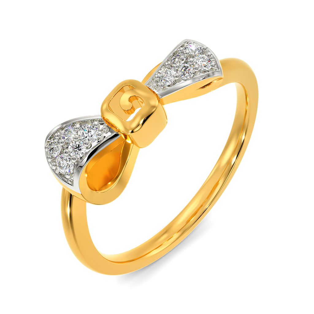 Bow For It Diamond Rings