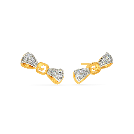 Bow For It Diamond Earrings