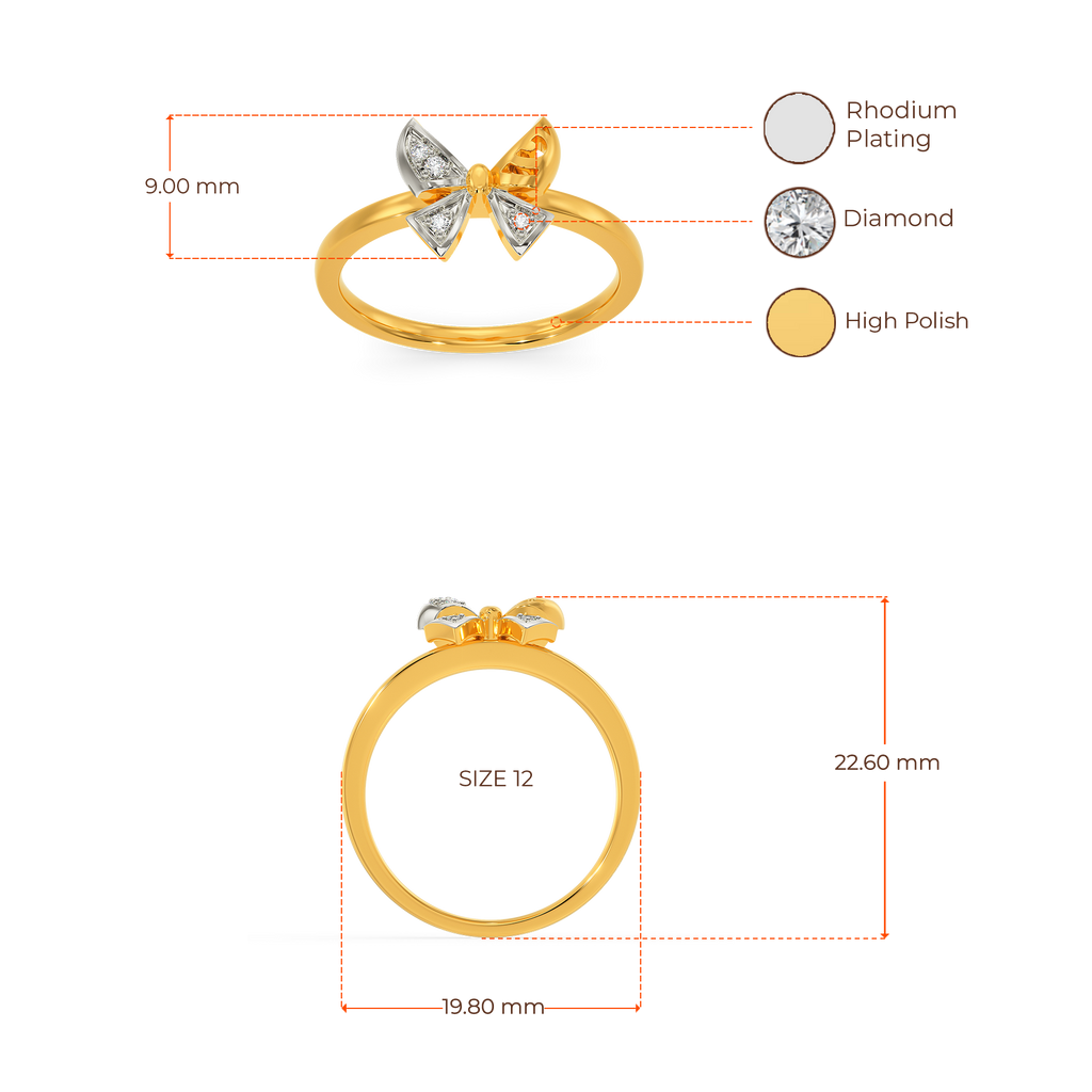 Bow Talk Diamond Rings
