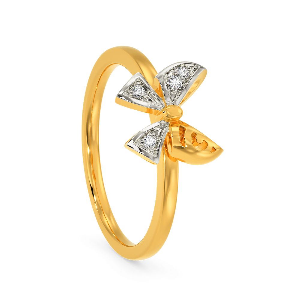 Bow Talk Diamond Rings