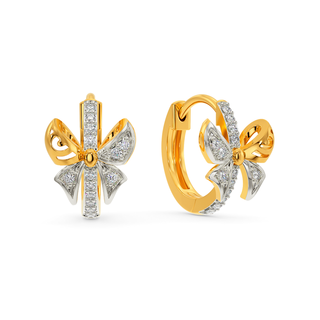 Bow Talk Diamond Earrings