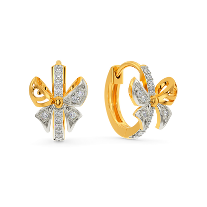 Bow Talk Diamond Earrings