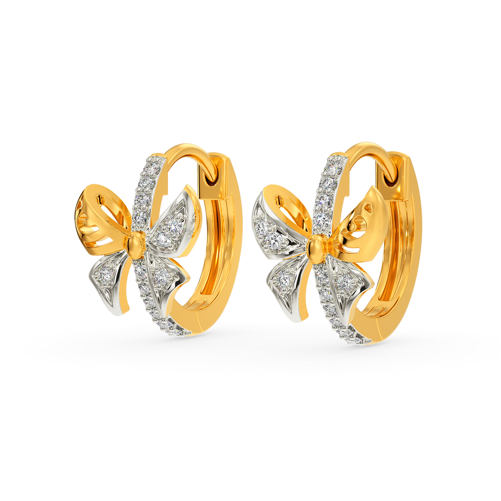 Bow Talk Diamond Earrings