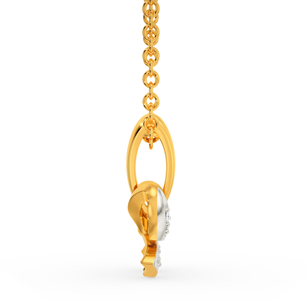 Bow Talk Diamond Pendants