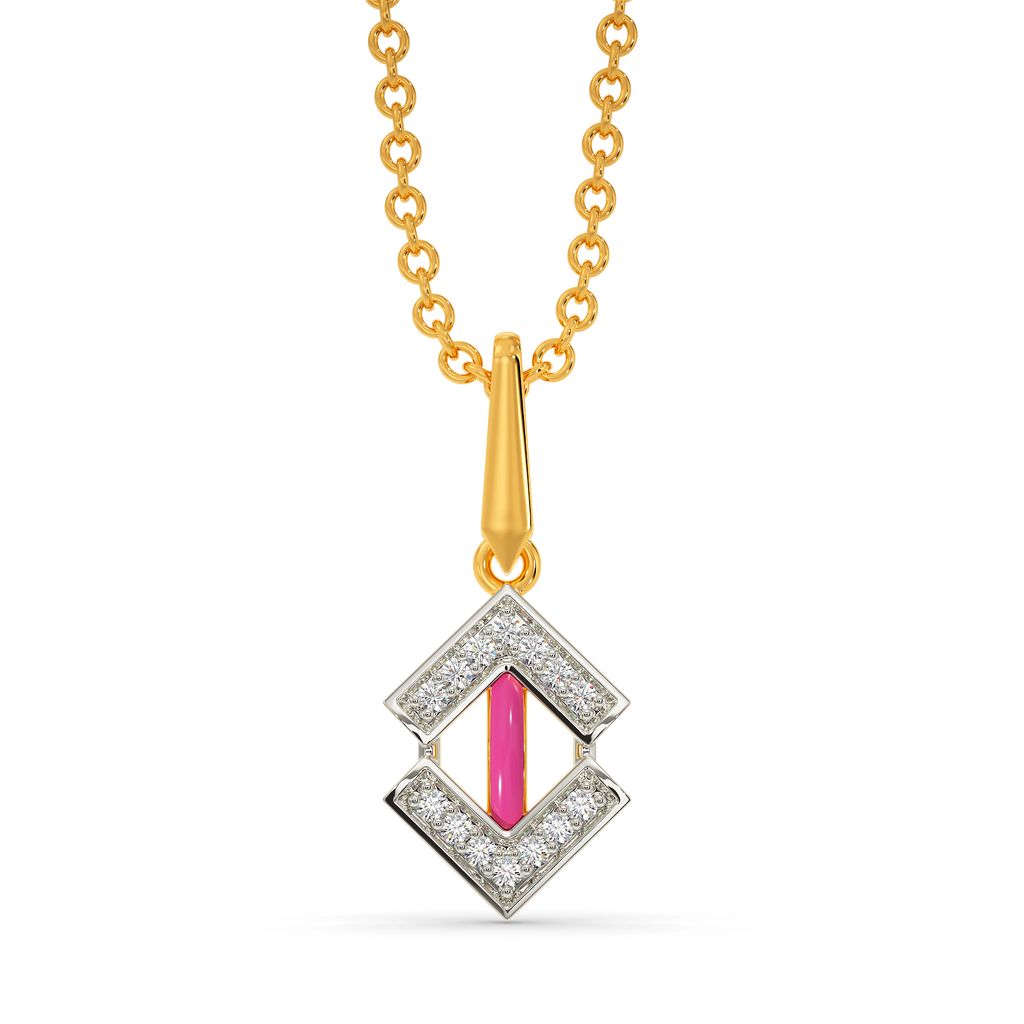 Blush Magic Diamond Pendants