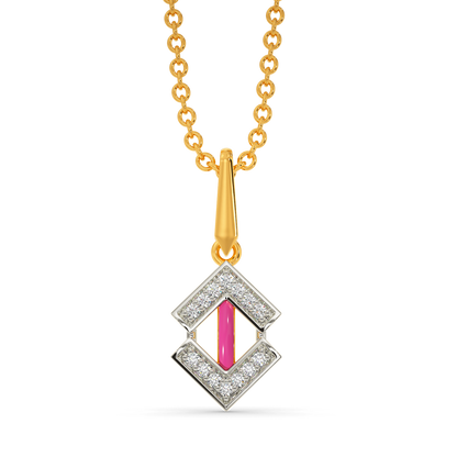 Blush Magic Diamond Pendants