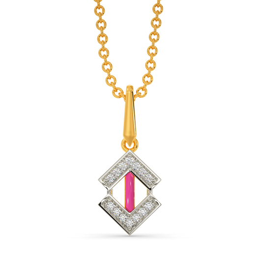 Blush Magic Diamond Pendants