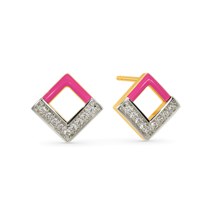 Blush Magic Diamond Earrings