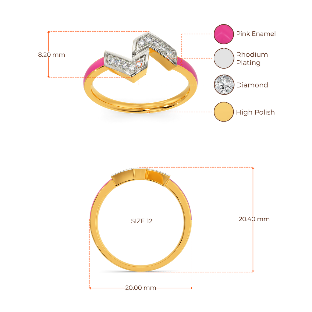 On The PInk Side Diamond Rings