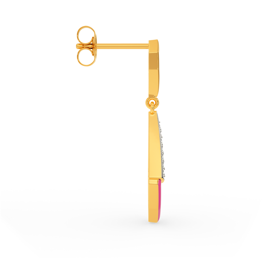 Pink Parade Diamond Earrings