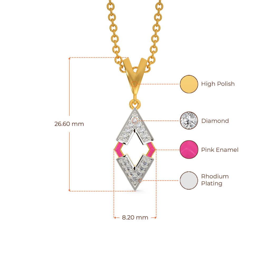 Pink Parade Diamond Pendants
