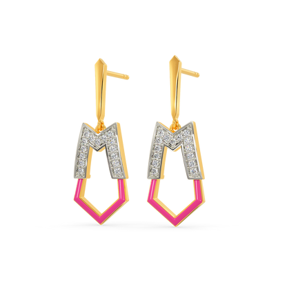 State Of Pink Diamond Earrings