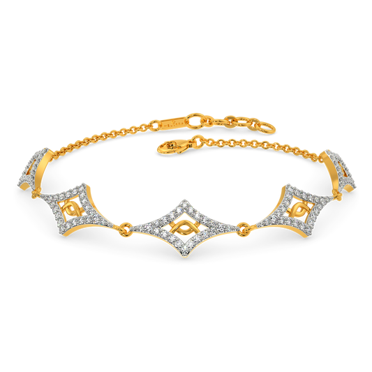 Crochet Carnival Diamond Bracelets